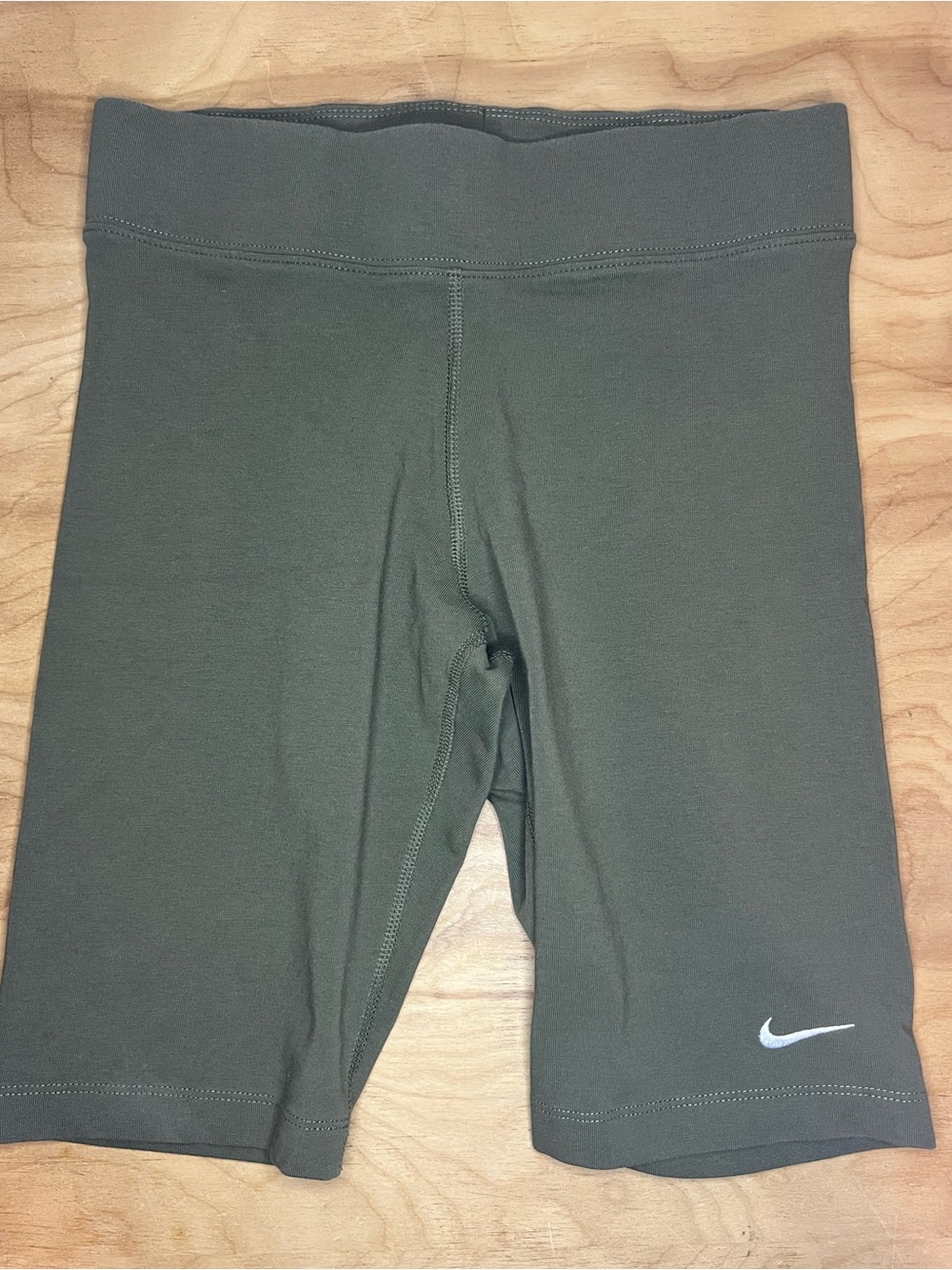 Nike Olive Green 7” Bike Shorts